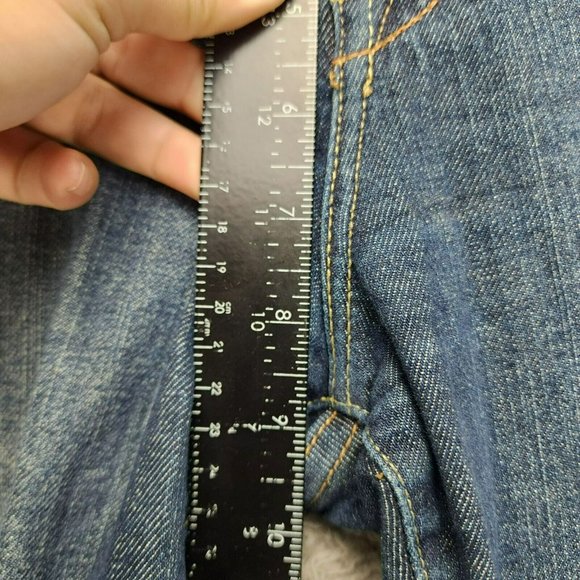 Lucky Brand Jeans Womens 27 Petite Easy Rider Stretch Relaxed Fit Faded Mid Rise - Picture 6 of 15